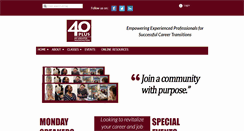 Desktop Screenshot of 40plusdc.org